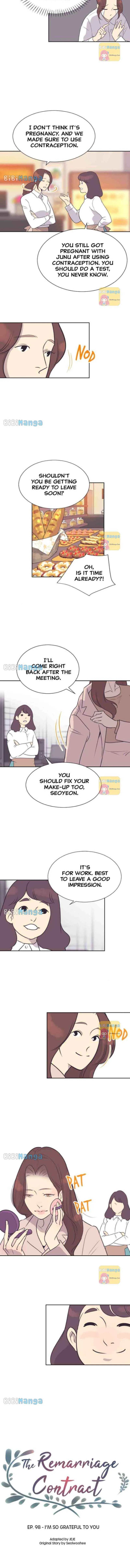 Read The Remarriage Contract chapter 98 image 1 on Lezhin