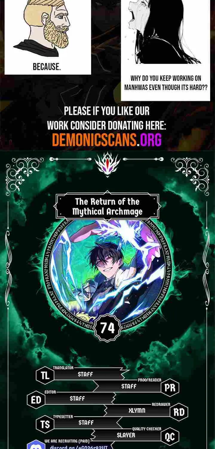 The Return of the Mythical Archmage Chapter 74 page 6 - 
