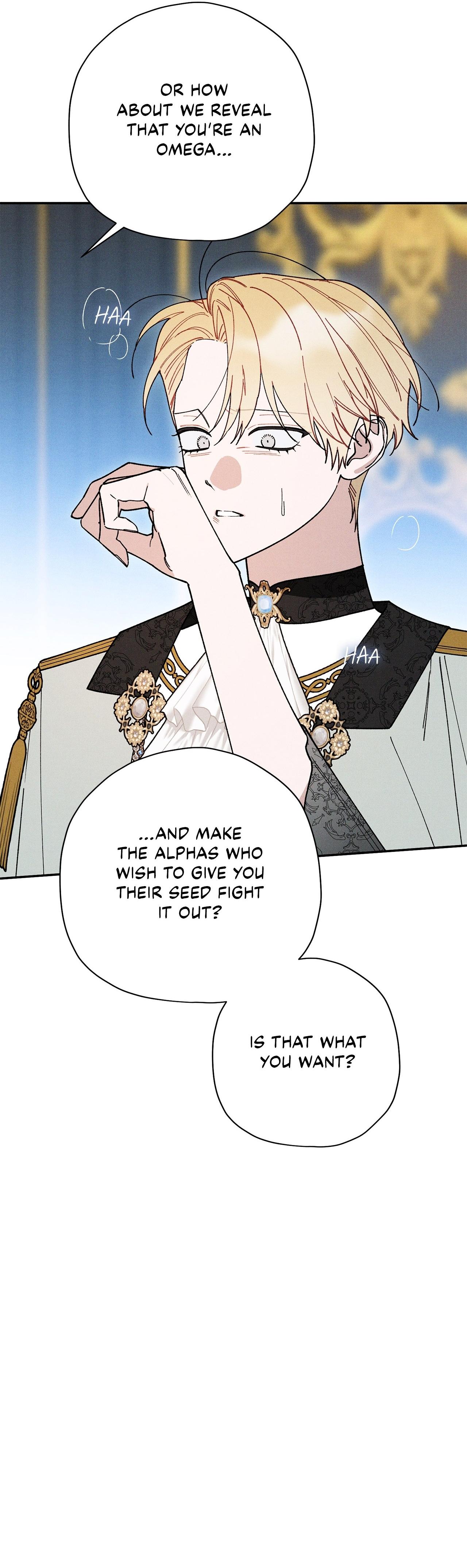 The Rogue Prince Is Secretly an Omega Chapter 91.1 page 35 - 