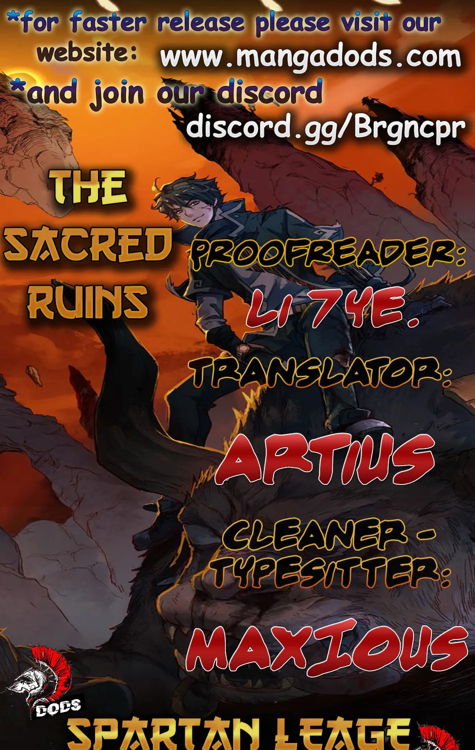 Read The Sacred Ruins (Colored) chapter 7 image 0 on Lezhin