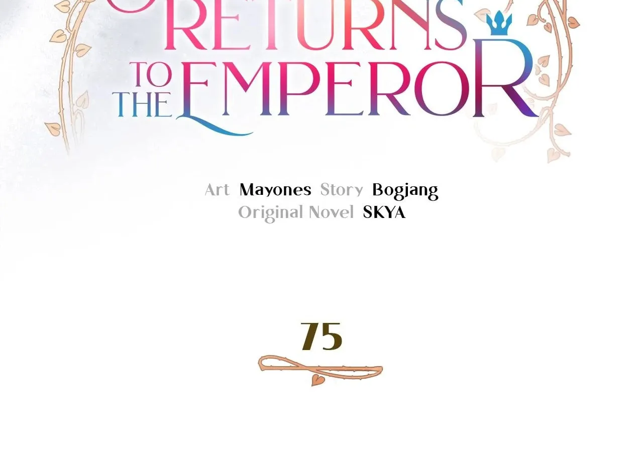 The Saintess Returns to the Emperor Chapter 75 page 4 - 
