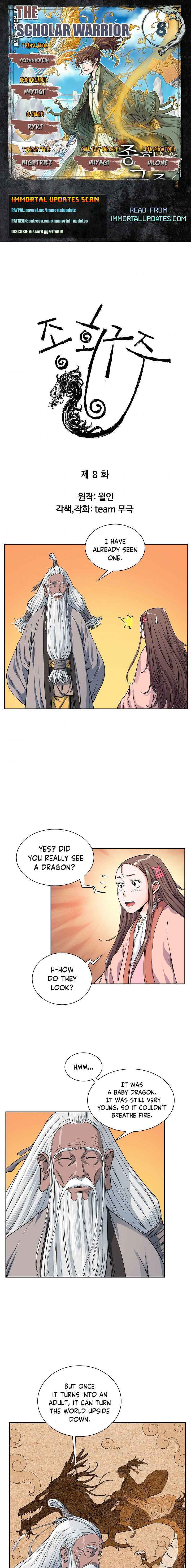 Read The Scholar Warrior chapter 8 image 0 on Lezhin
