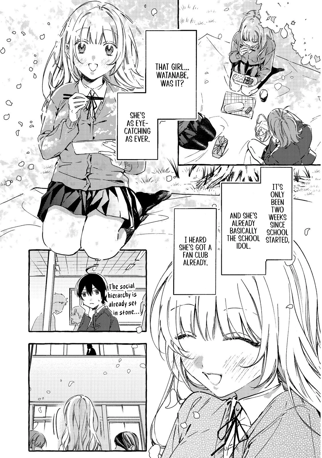 The School's Madonna, Watanabe-san, for Some Reason Asks My Schedule Every Week Chapter 1 page 6 - 