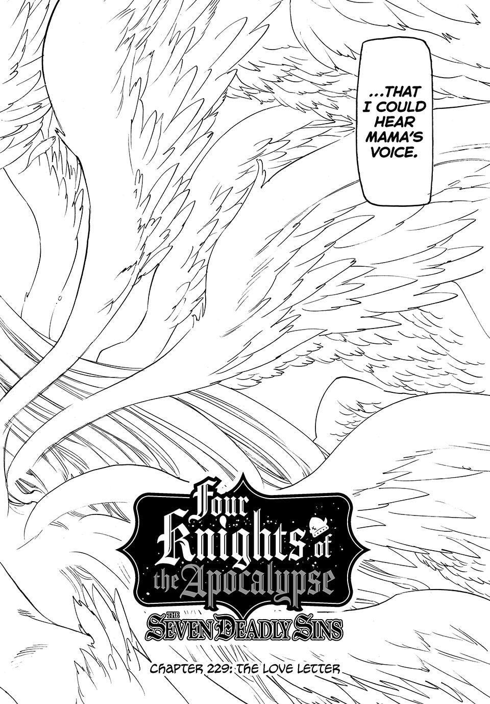 The Seven Deadly Sins: Four Knights of the Apocalypse Chapter 229 page 4 - 