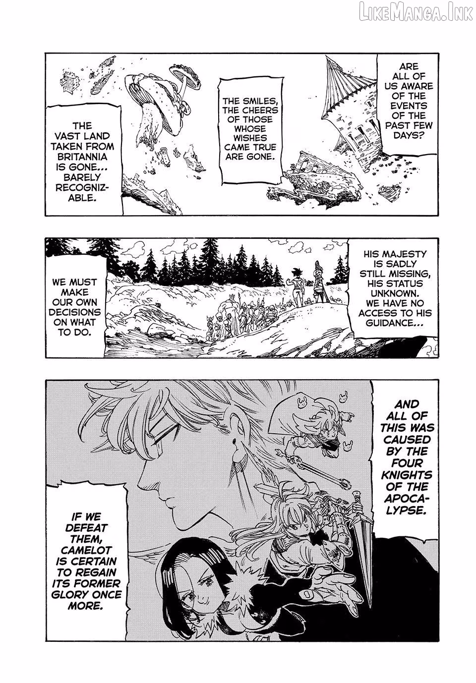 The Seven Deadly Sins: Four Knights of the Apocalypse Chapter 250 page 4 - 
