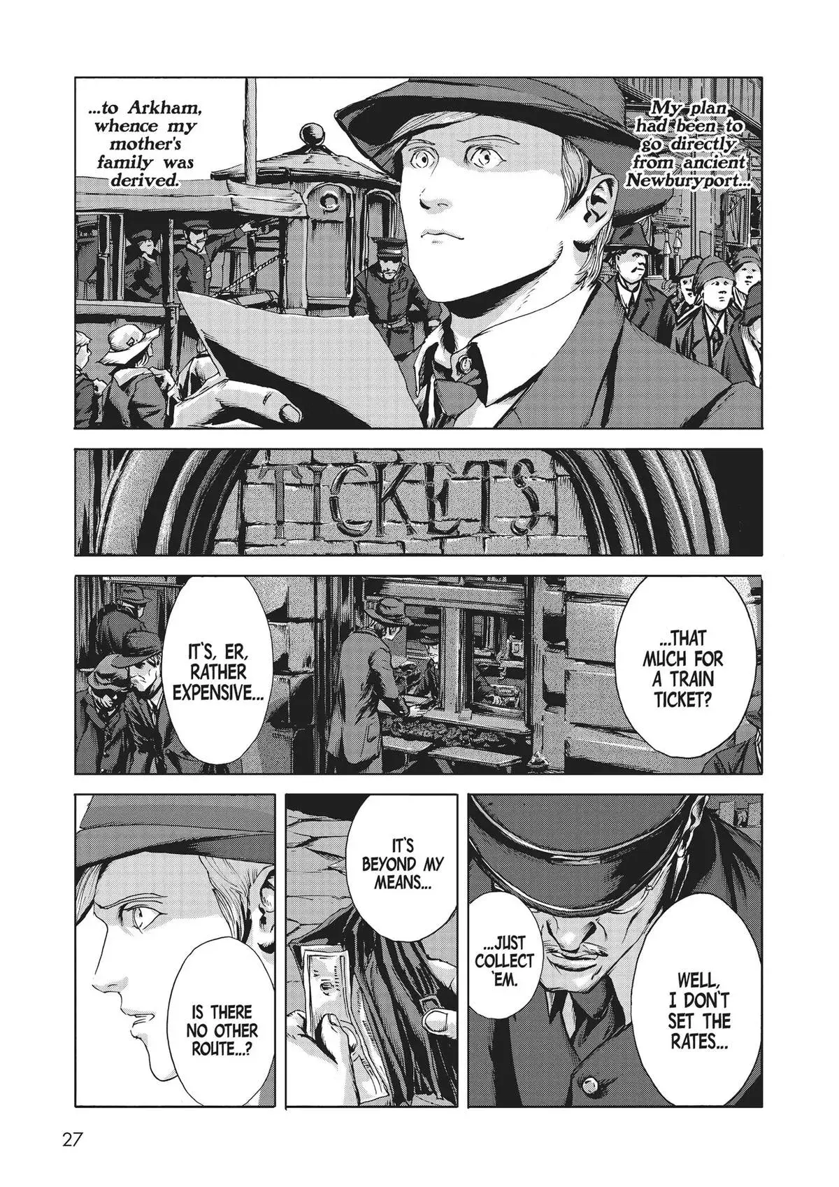 Read The Shadow Over Innsmouth chapter 1 image 21 on Lezhin
