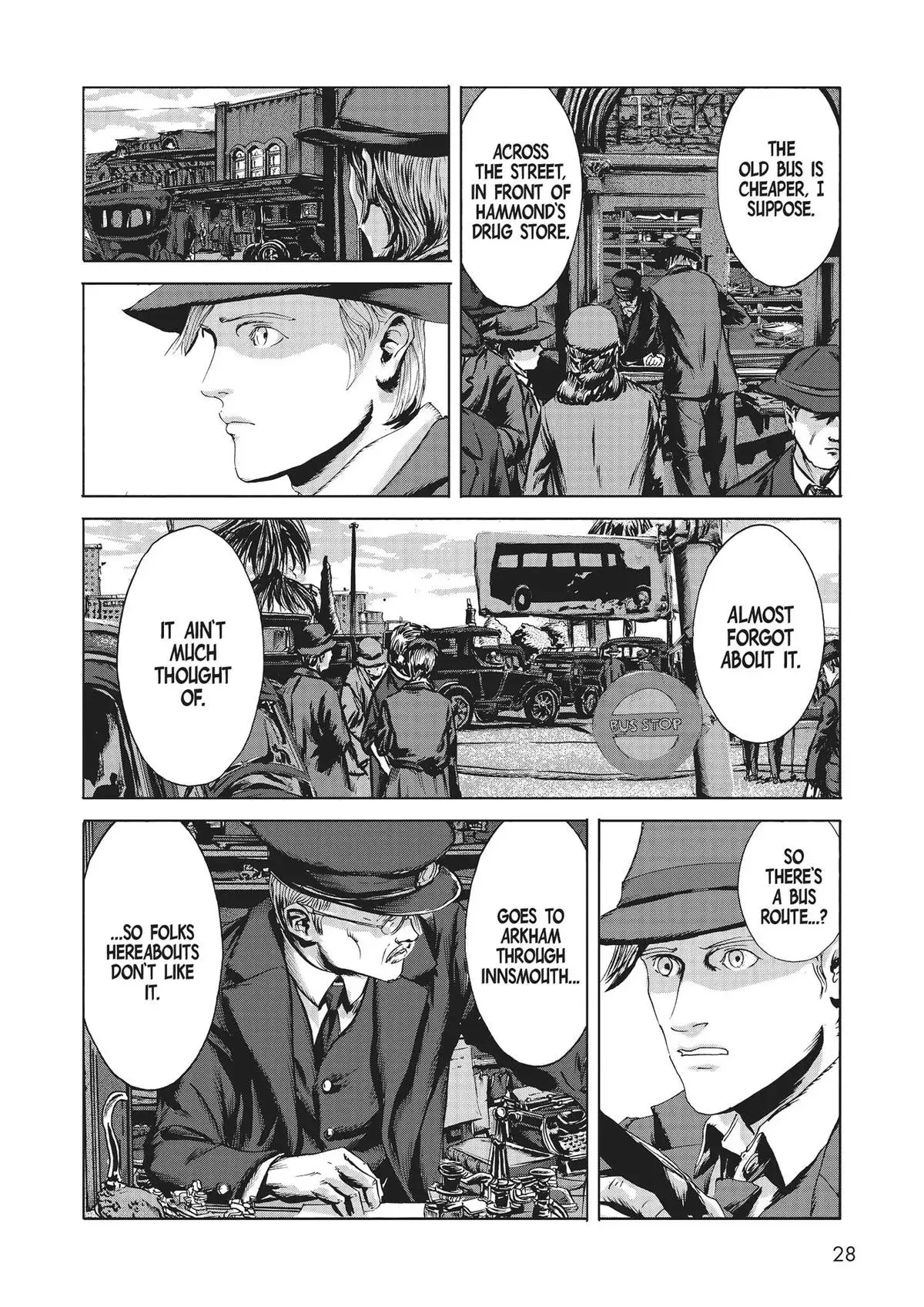 Read The Shadow Over Innsmouth chapter 1 image 22 on Lezhin