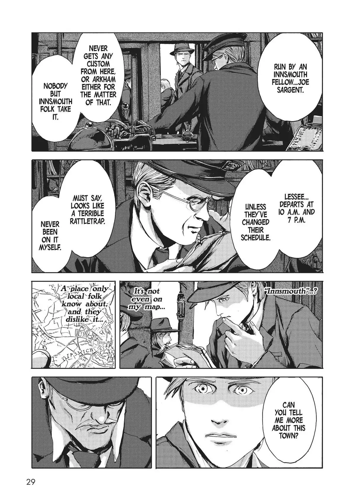 Read The Shadow Over Innsmouth chapter 1 image 23 on Lezhin