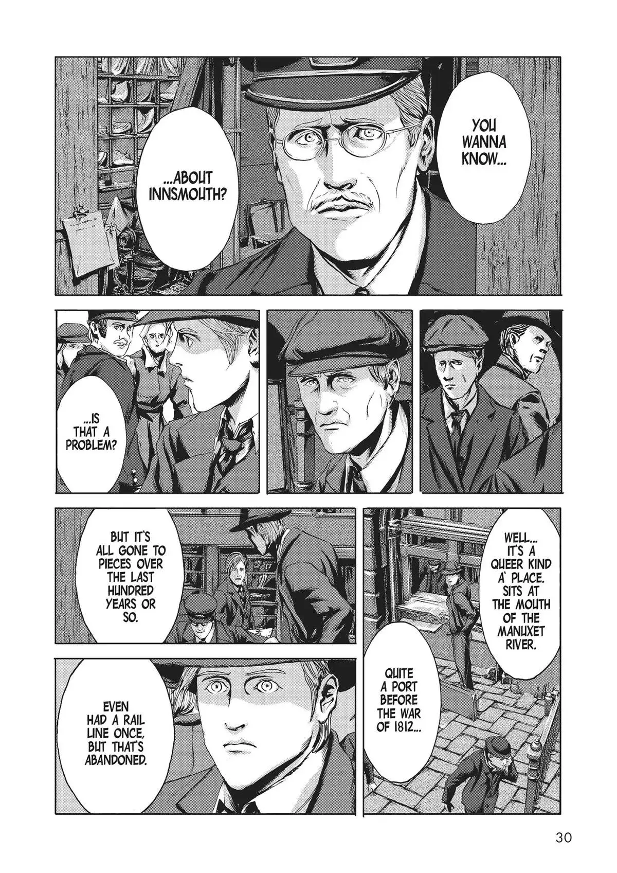 Read The Shadow Over Innsmouth chapter 1 image 24 on Lezhin