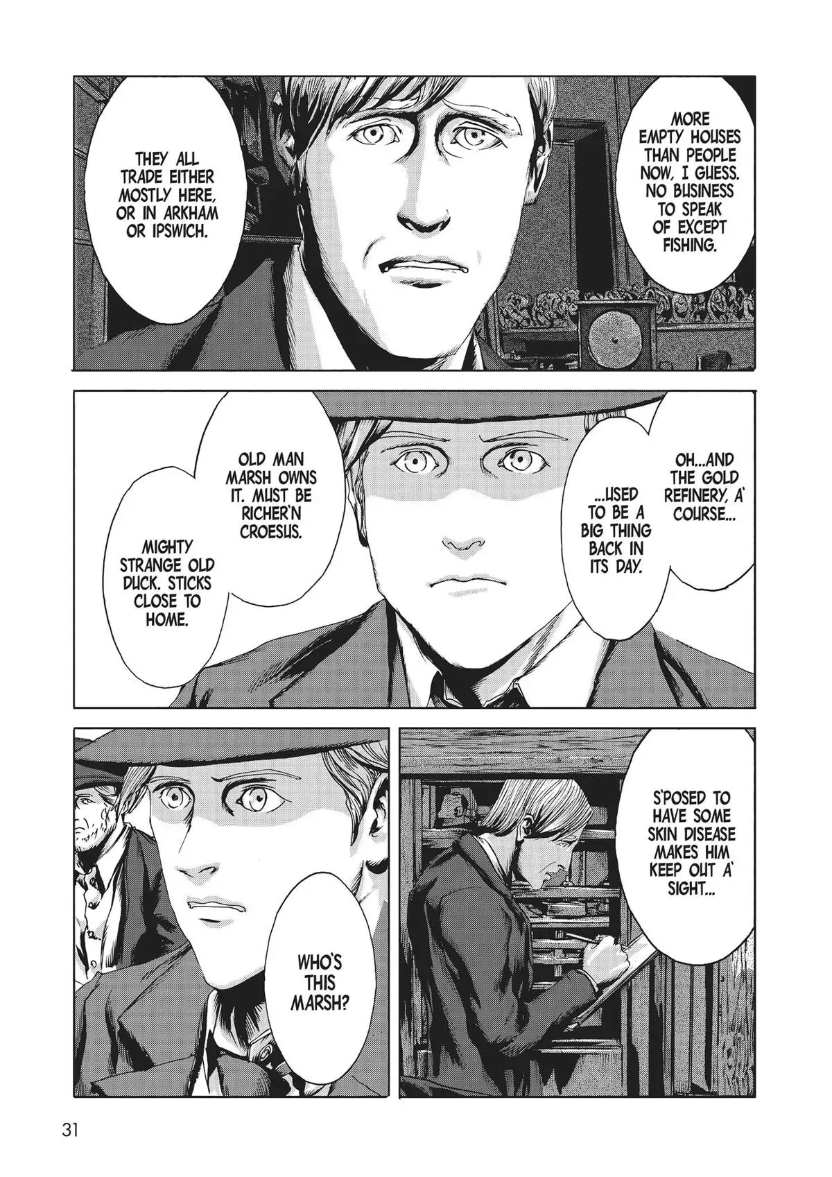 Read The Shadow Over Innsmouth chapter 1 image 25 on Lezhin