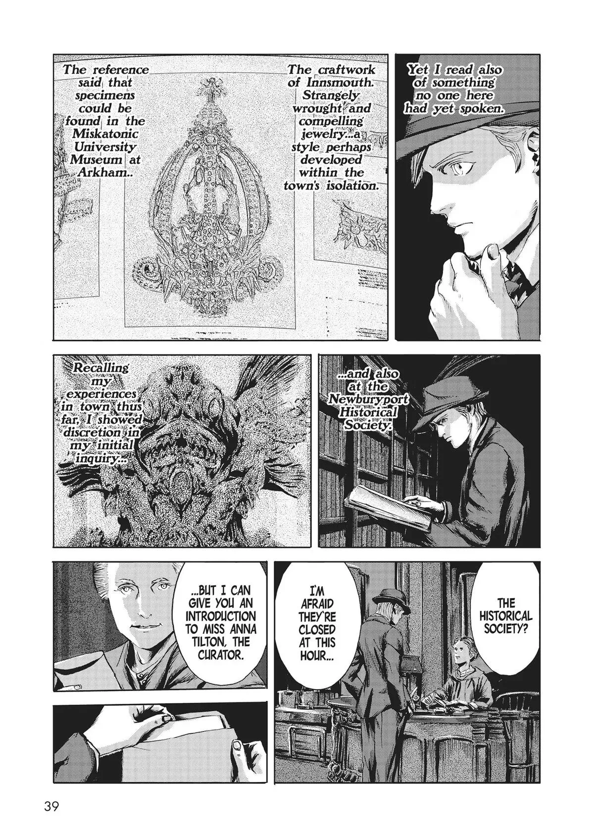 Read The Shadow Over Innsmouth chapter 1 image 33 on Lezhin