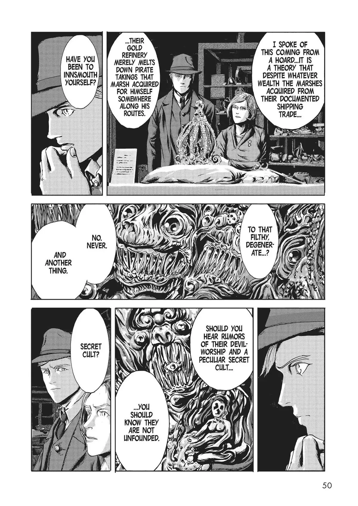 Read The Shadow Over Innsmouth chapter 1 image 42 on Lezhin