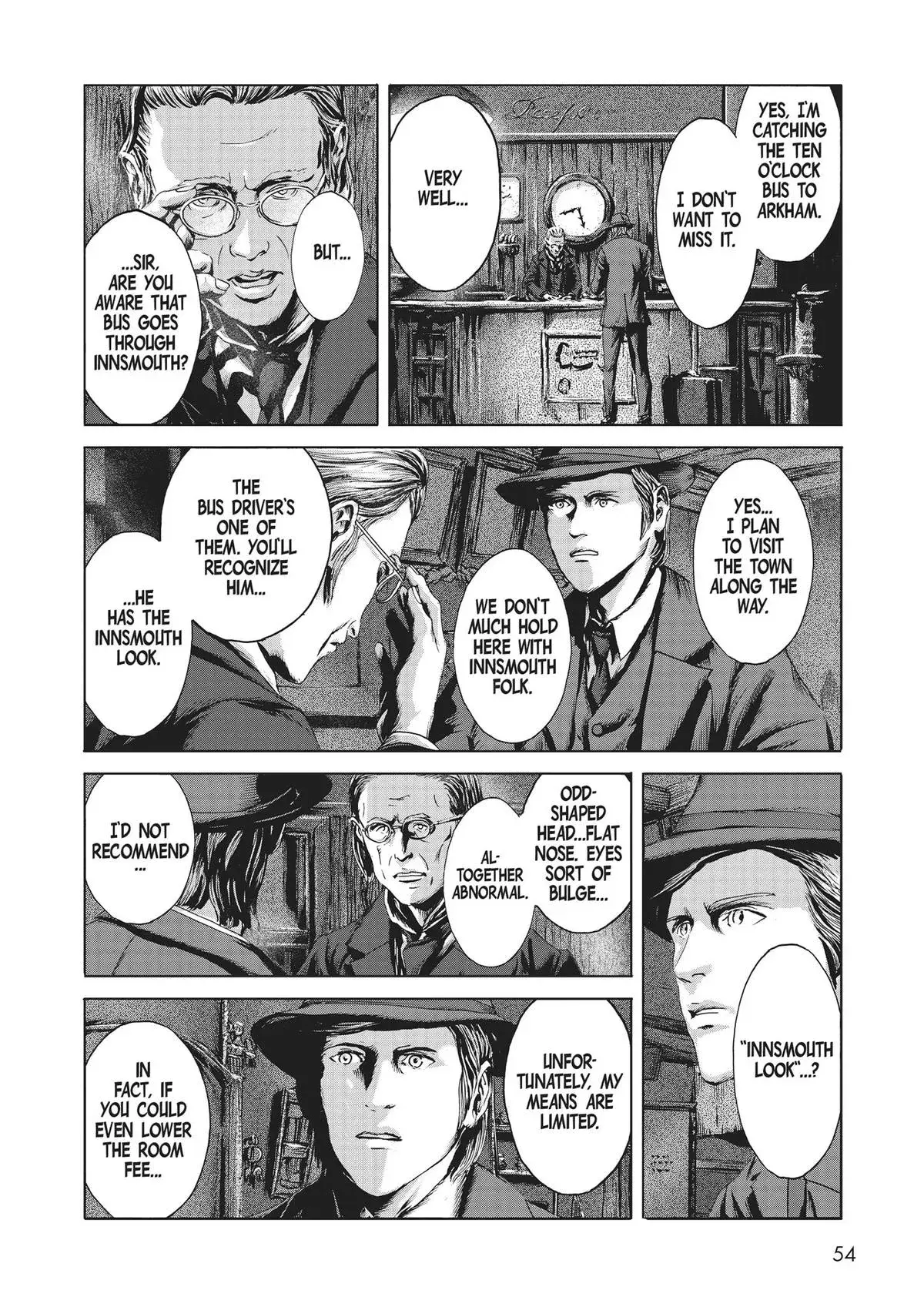 Read The Shadow Over Innsmouth chapter 1 image 46 on Lezhin