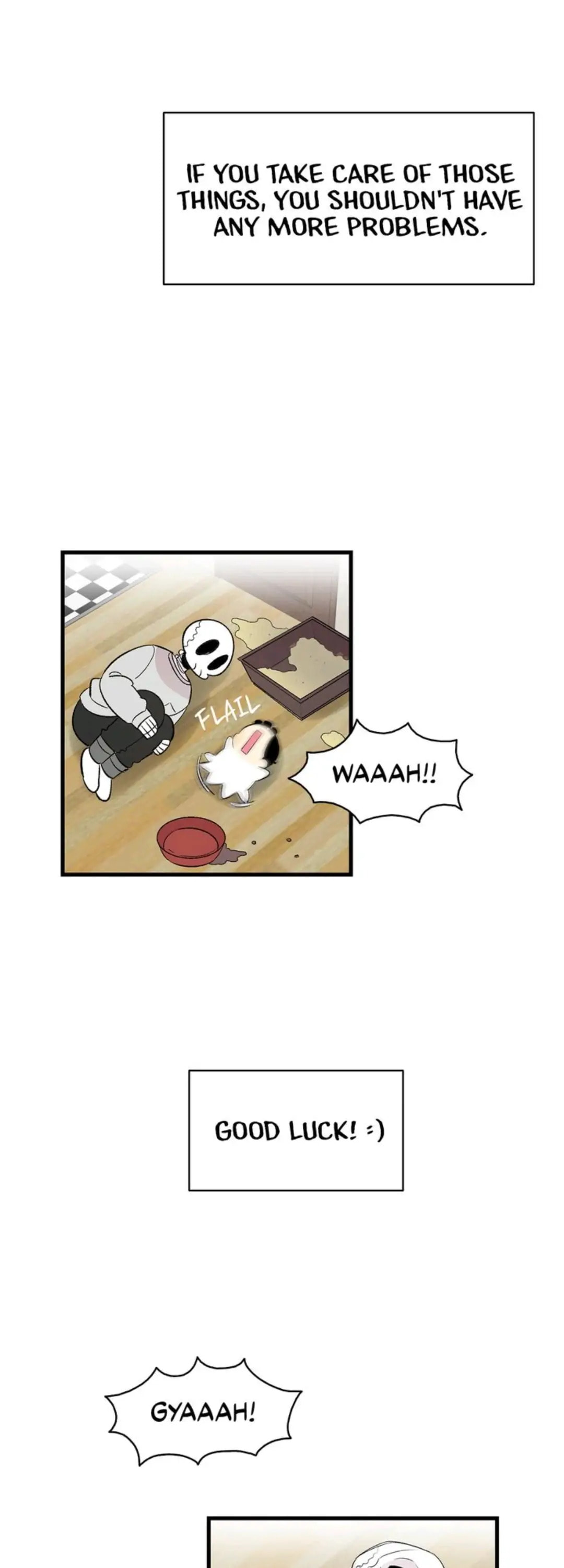 Read The Skeleton Becomes a Cat Dad chapter 39.1 image 6 on Lezhin
