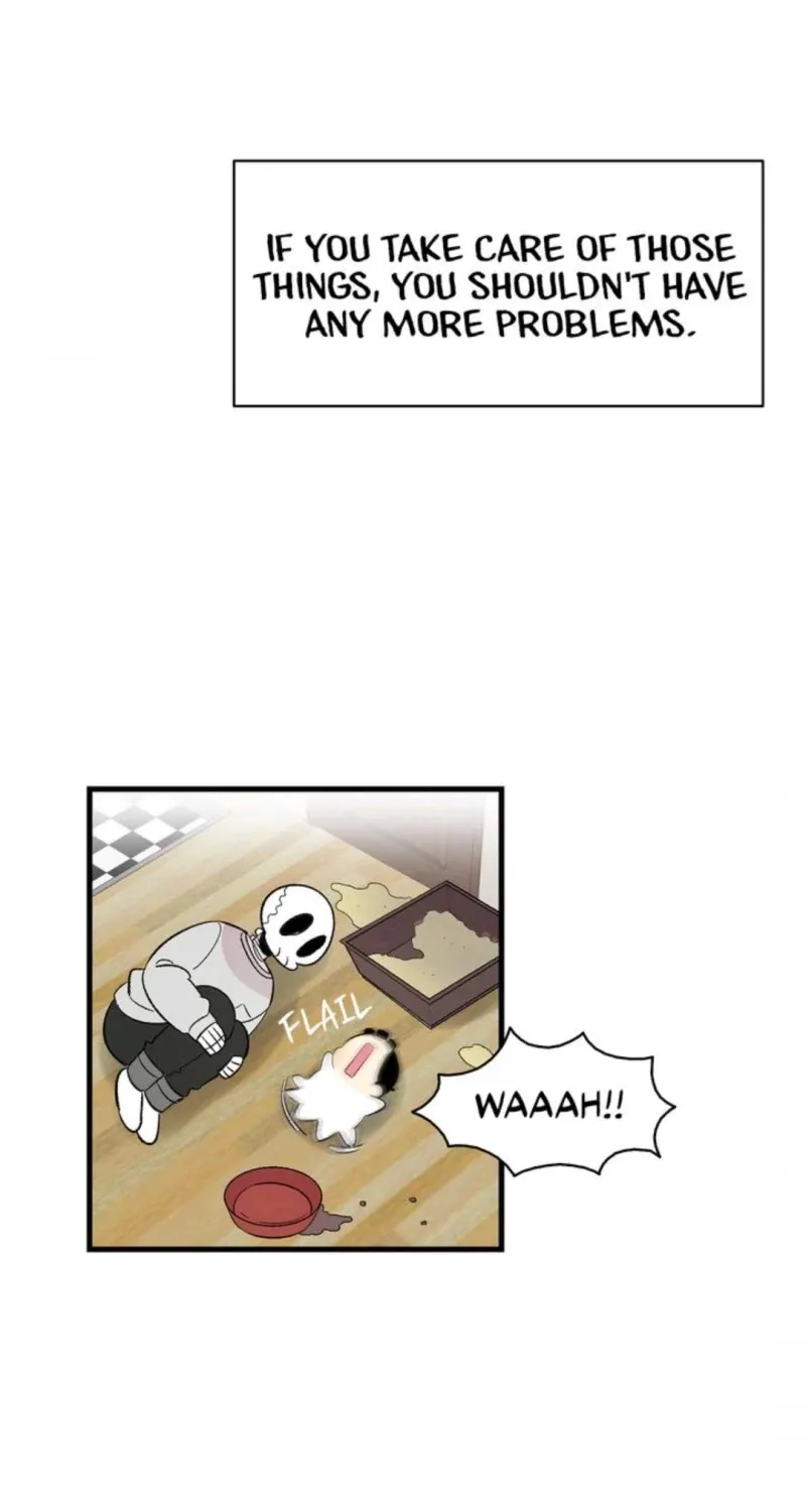 Read The Skeleton Becomes a Cat Dad chapter 40 image 8 on Lezhin