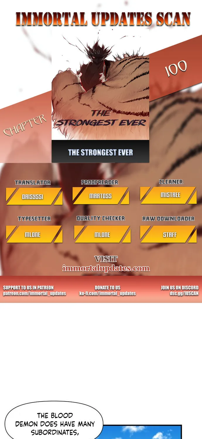 Read The Strongest Ever chapter 100 image 0 on Lezhin