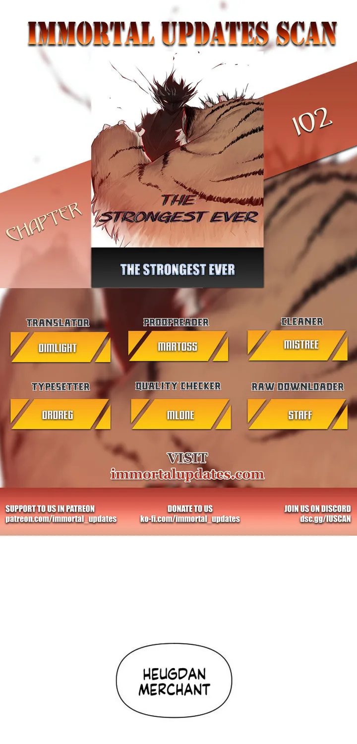 Read The Strongest Ever chapter 102 image 0 on Lezhin