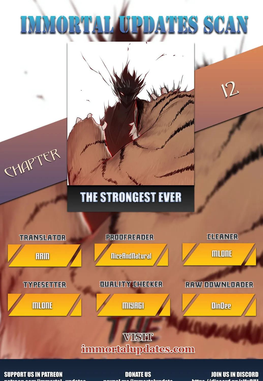 Read The Strongest Ever chapter 12 image 0 on Lezhin
