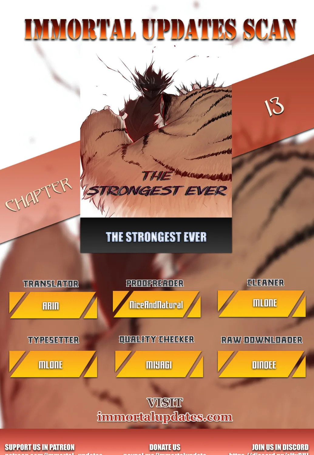 Read The Strongest Ever chapter 13 image 0 on Lezhin
