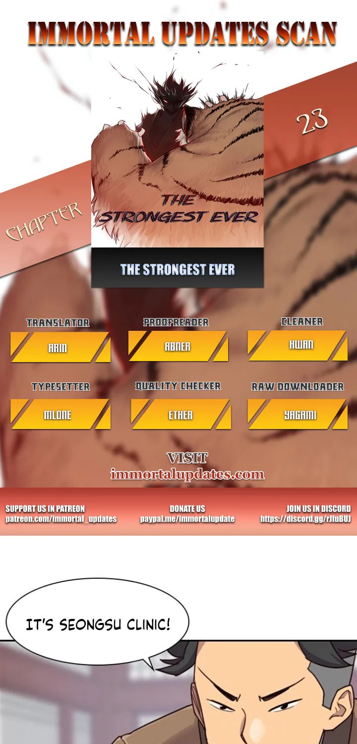 Read The Strongest Ever chapter 23 image 0 on Lezhin