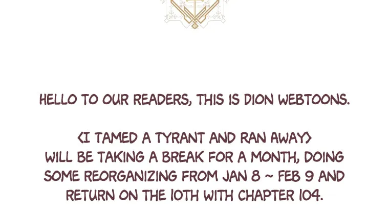 The Taming of the Tyrant Chapter 103 page 103 - 