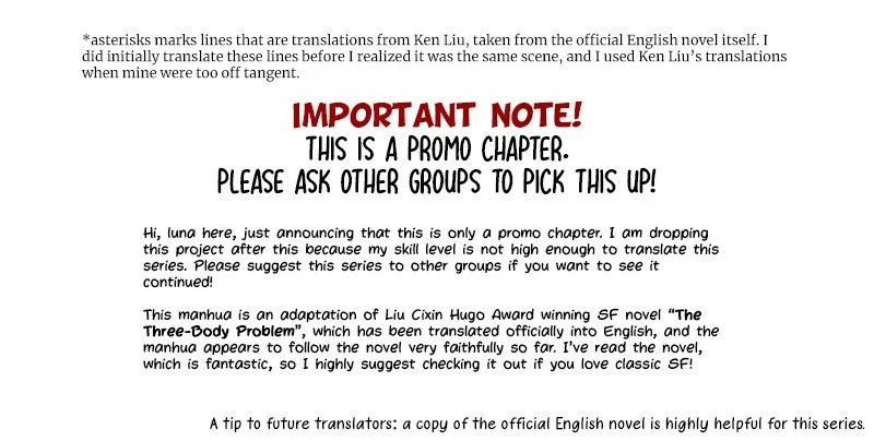 Read The Three-Body Problem chapter 1 image 52 on Lezhin