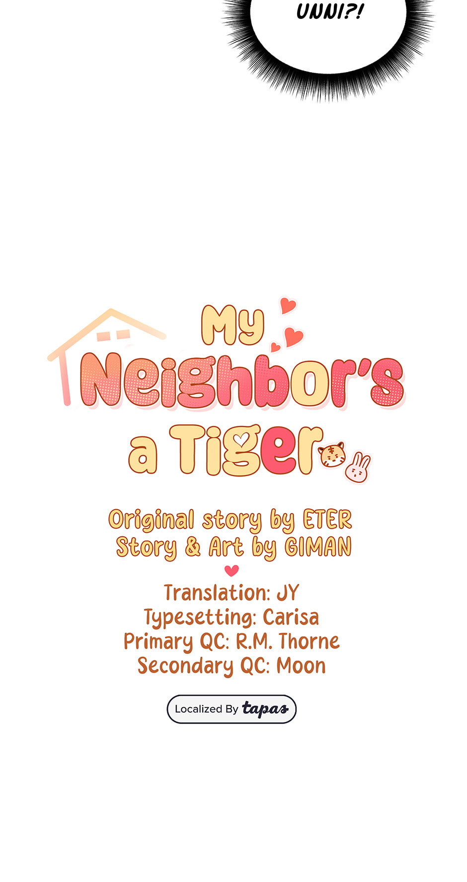 Read The tiger next door chapter 48 image 1 on Lezhin