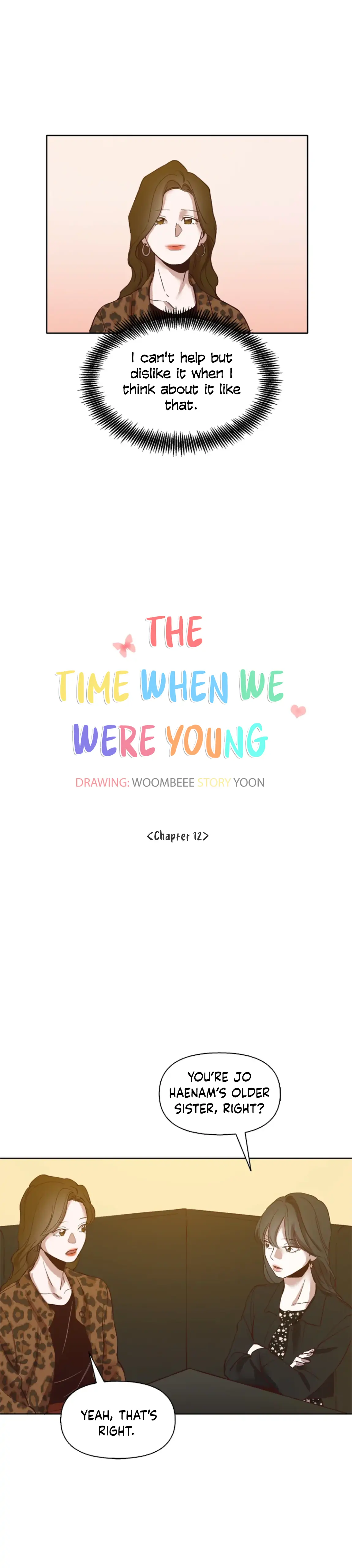 Read The Time When We Were Young chapter 12 image 6 on Lezhin