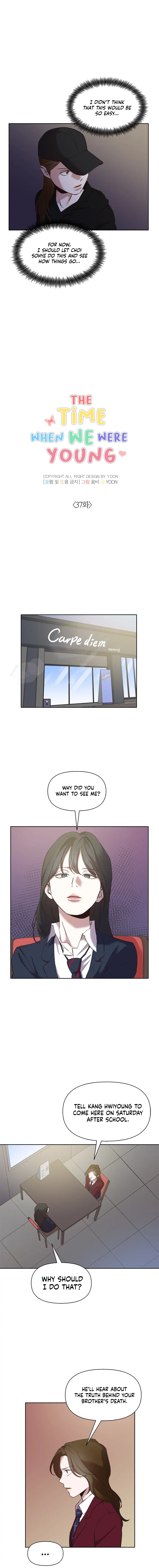 Read The Time When We Were Young chapter 37 image 3 on Lezhin