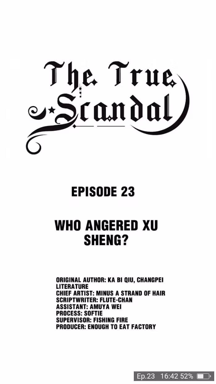 Read The True Scandal chapter 23 image 1 on Lezhin
