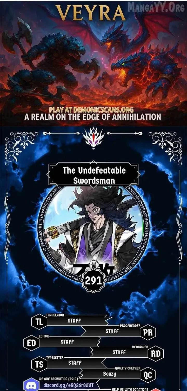 The Undefeatable Swordsman Chapter 291 page 2 - 