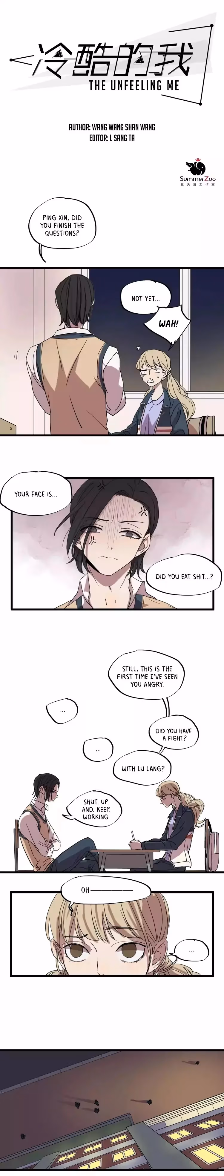 Read The Unfeeling Me chapter 9 image 2 on Lezhin