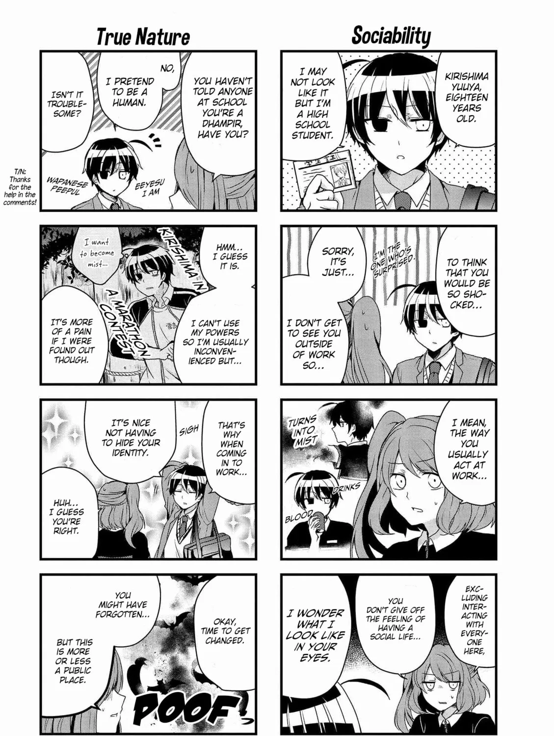 Read The Vampire Part-Timer Kirishima-kun chapter 10.1 image 2 on Lezhin