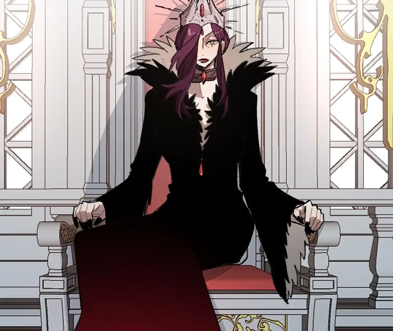 Read The Veiled Queen chapter 51 image 60 on Lezhin