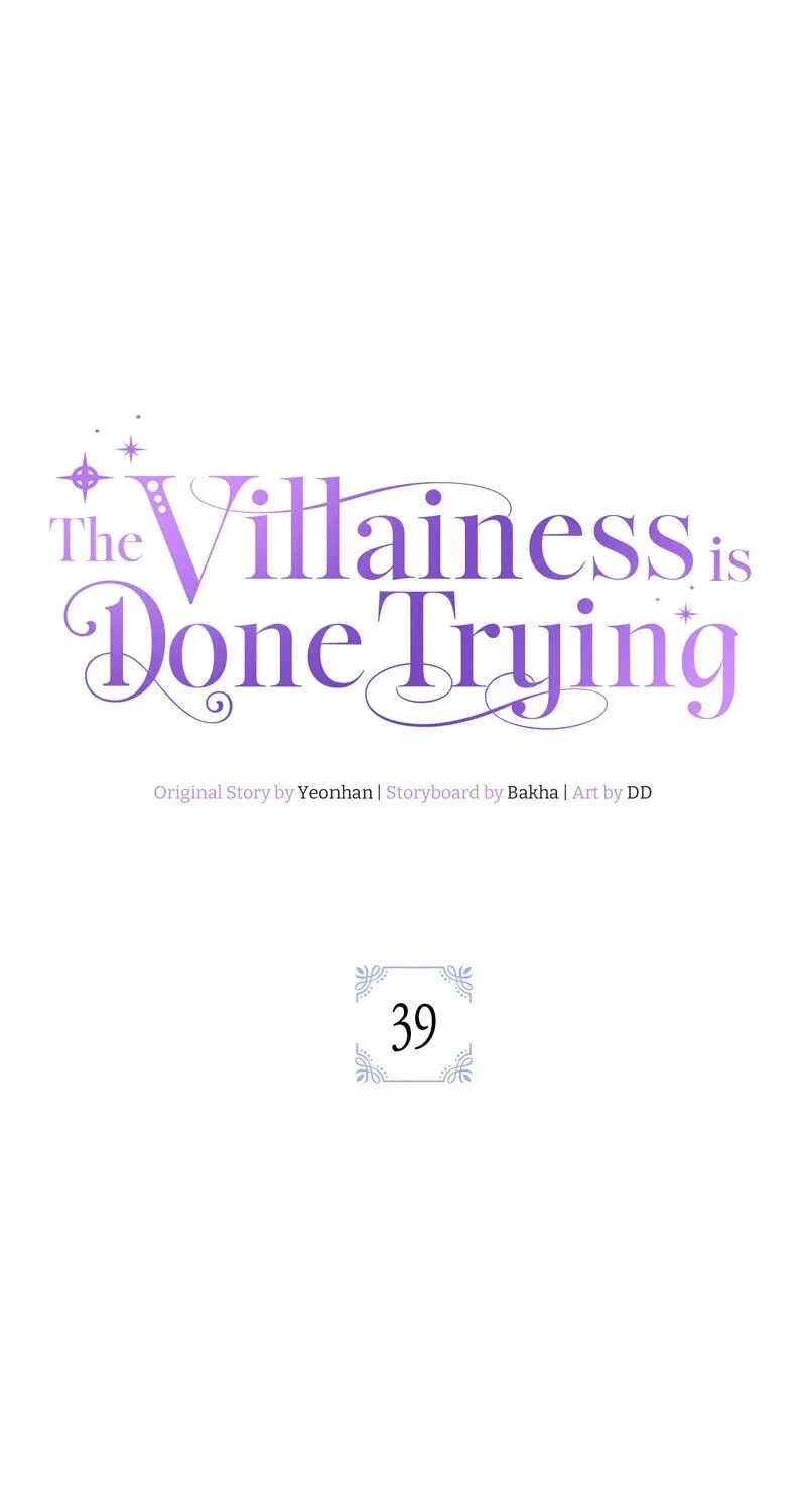 The Villainess Is Done Trying Chapter 39 page 20 - 