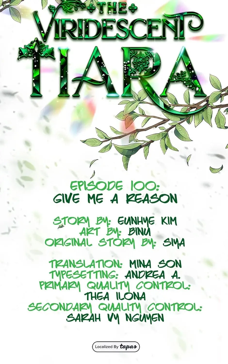 Read The Viridescent Tiara chapter 100 image 16 on Lezhin