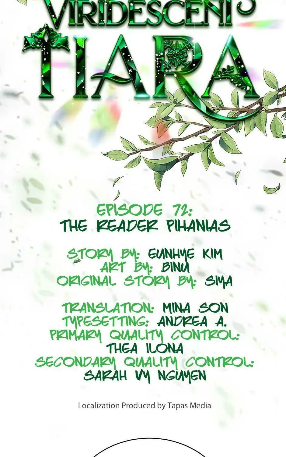 Read The Viridescent Tiara chapter 72 image 10 on Lezhin