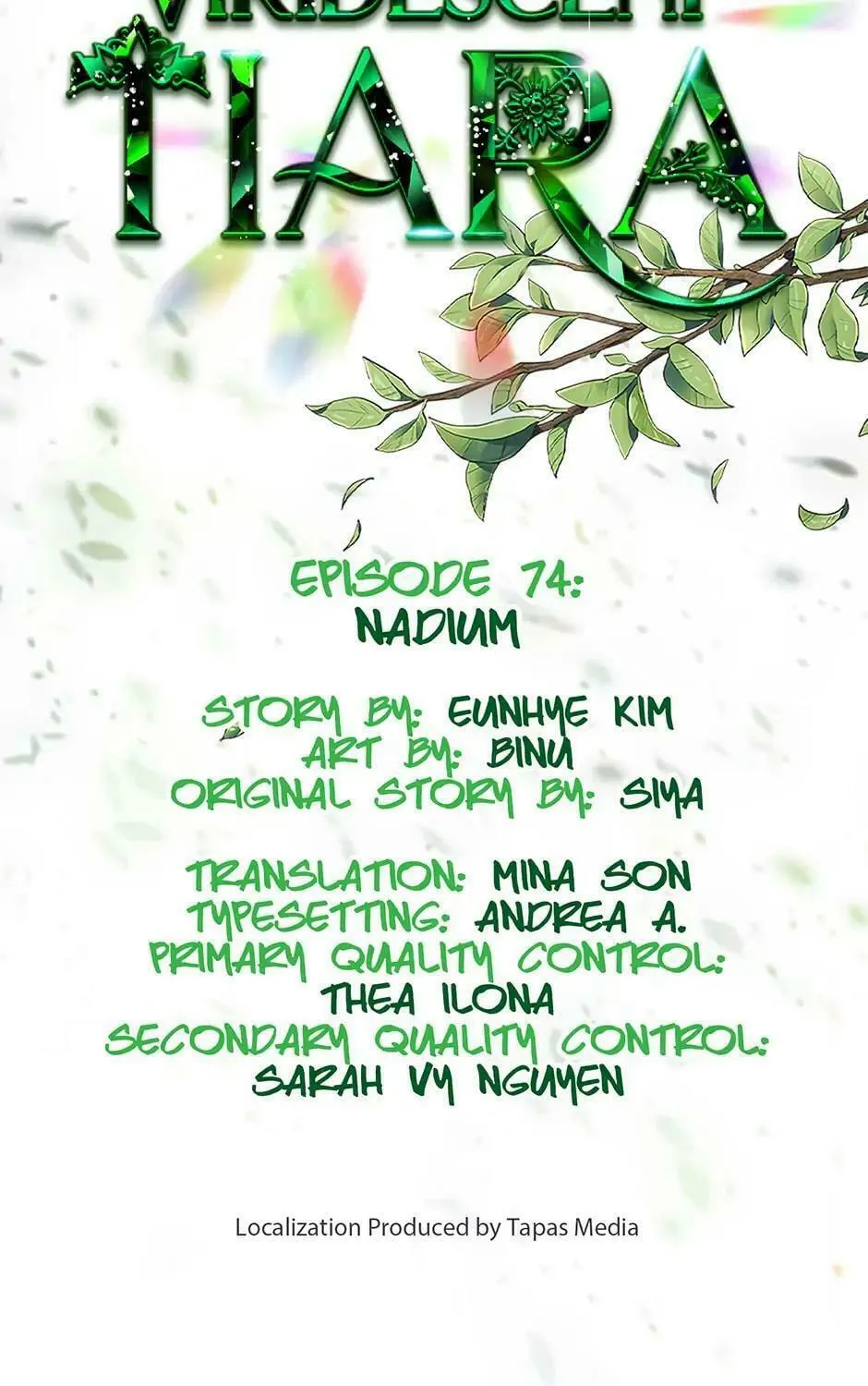 Read The Viridescent Tiara chapter 74 image 20 on Lezhin