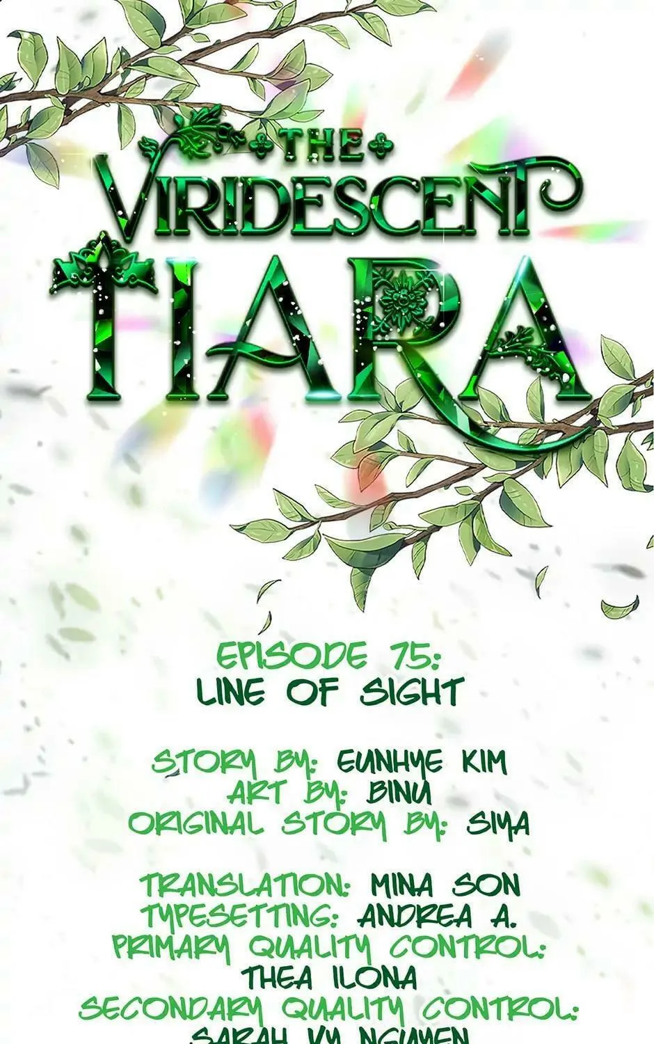 Read The Viridescent Tiara chapter 75 image 20 on Lezhin