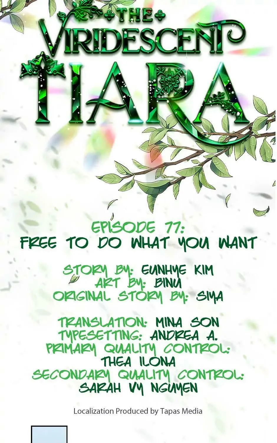 Read The Viridescent Tiara chapter 77 image 22 on Lezhin
