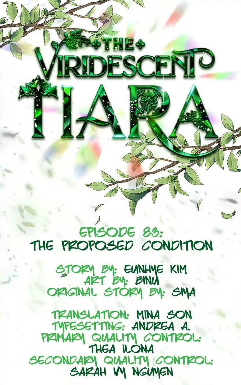 Read The Viridescent Tiara chapter 83 image 18 on Lezhin