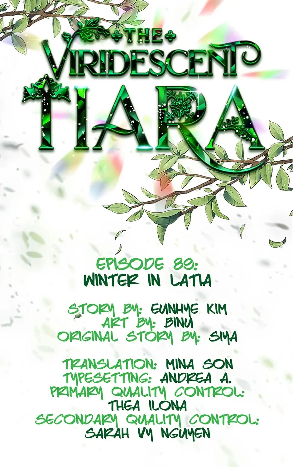 Read The Viridescent Tiara chapter 89 image 20 on Lezhin