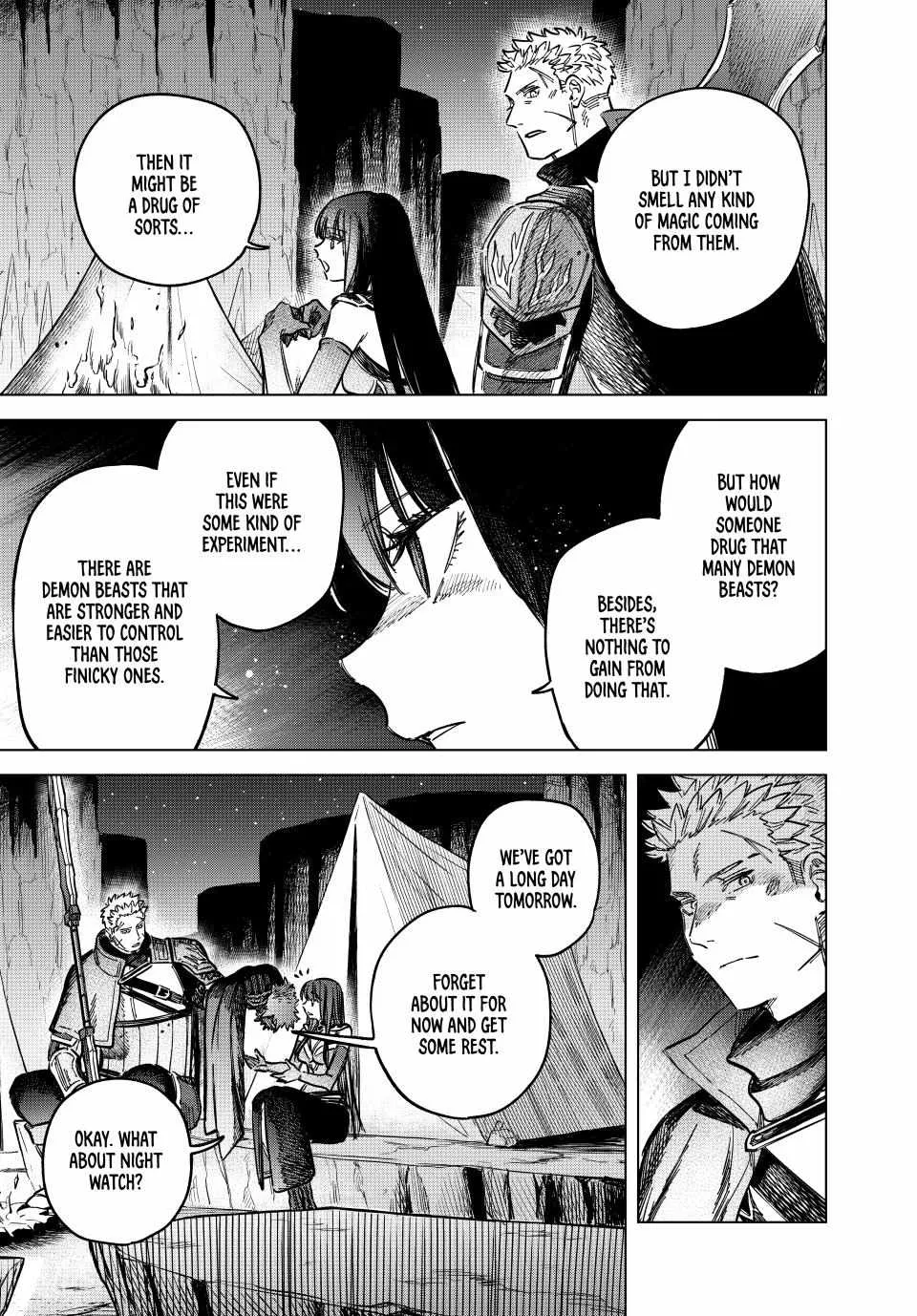 Read The Witch and the Mercenary chapter 20 image 5 on Lezhin