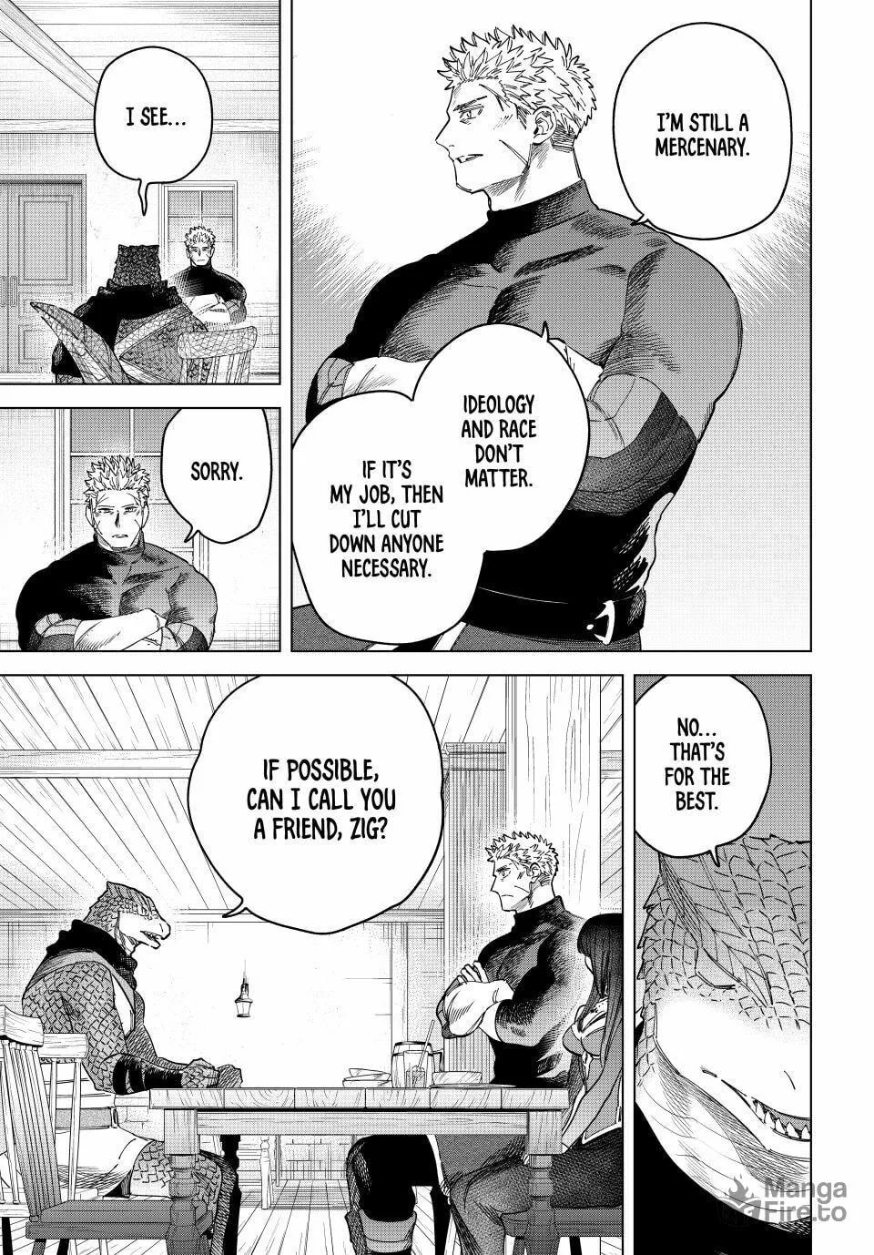 Read The Witch and the Mercenary chapter 49 image 14 on Lezhin