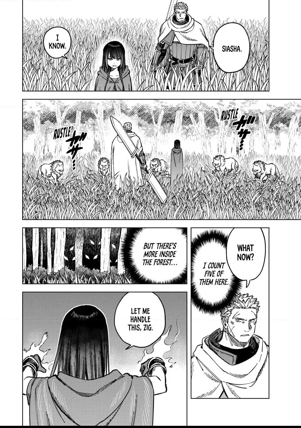 Read The Witch and the Mercenary chapter 5.1 image 1 on Lezhin