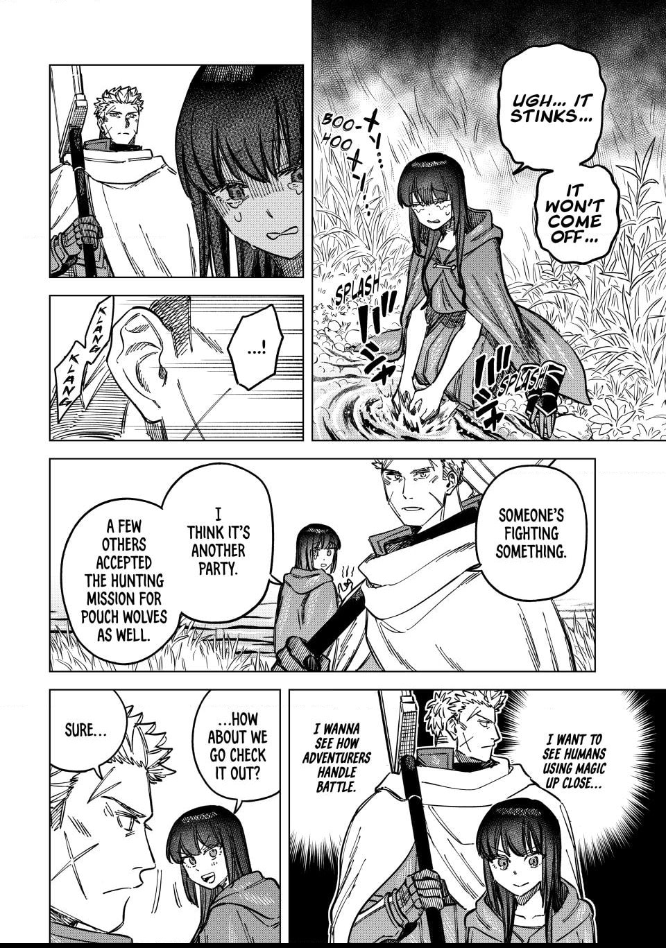Read The Witch and the Mercenary chapter 5.2 image 11 on Lezhin