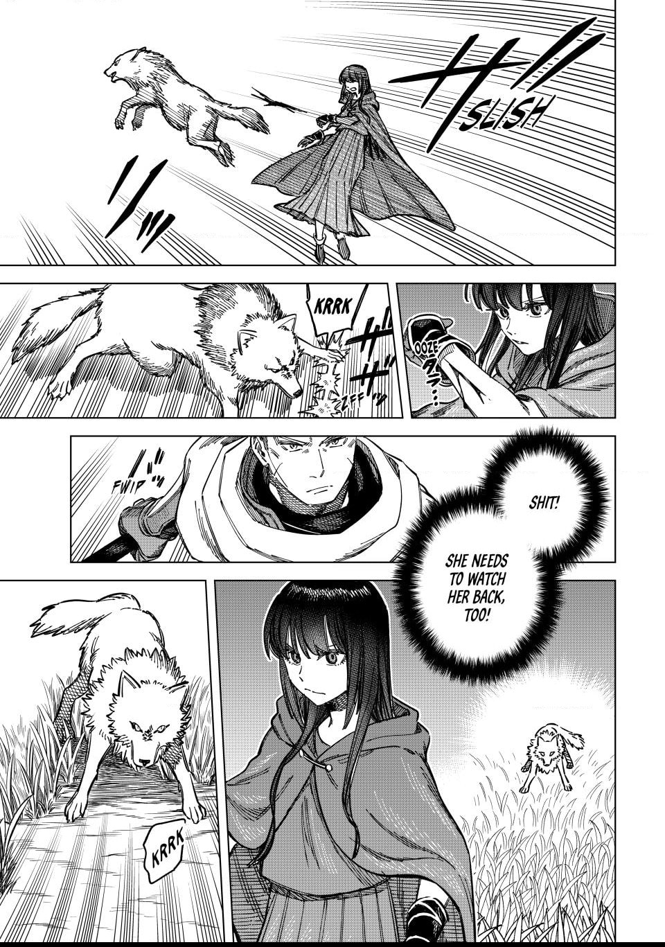 Read The Witch and the Mercenary chapter 5.2 image 4 on Lezhin