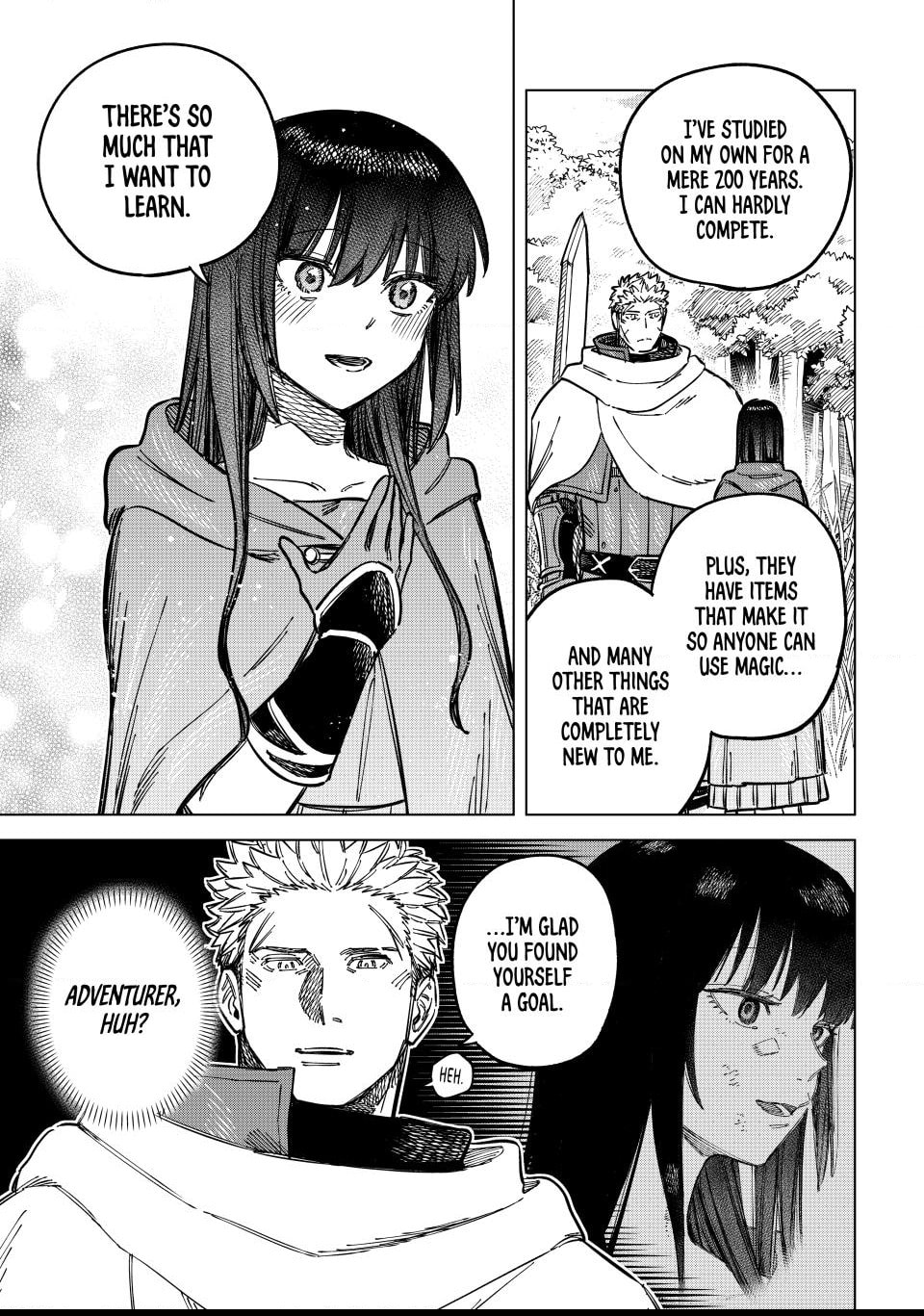 Read The Witch and the Mercenary chapter 5.2 image 8 on Lezhin
