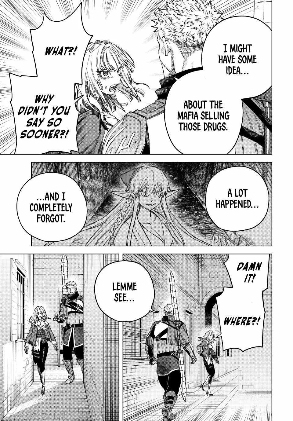 Read The Witch and the Mercenary chapter 54 image 3 on Lezhin