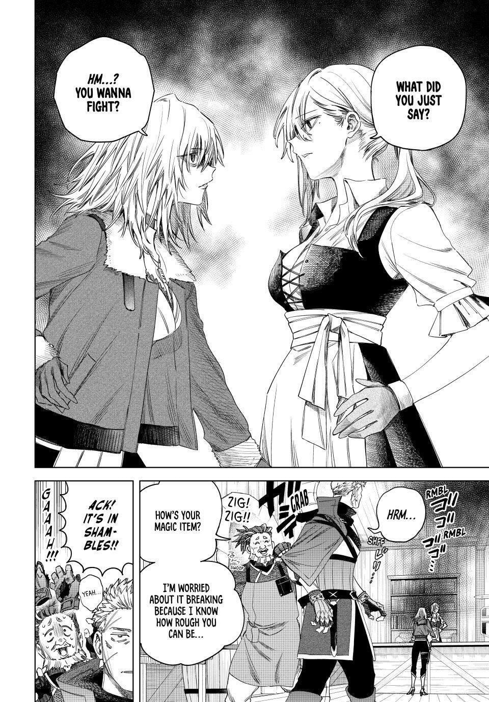 Read The Witch and the Mercenary chapter 59 image 3 on Lezhin
